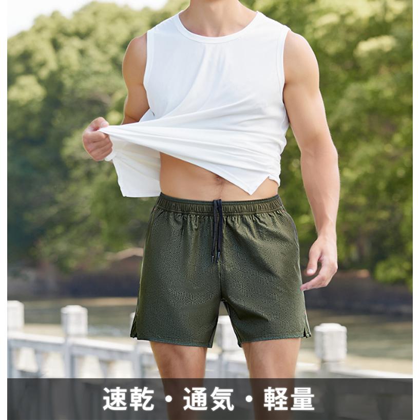 ランニングパンツ ショートパンツ メッシュポケット 25410 メンズ