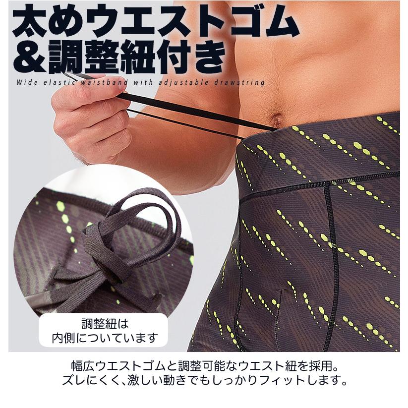 ハーフタイツ ランニング 26417 マラソン ハーフパンツ スパッツ フィットネス インナータイツ gym スポーツウェア  メンズ アウトドア 機能性タイツ |  | 13