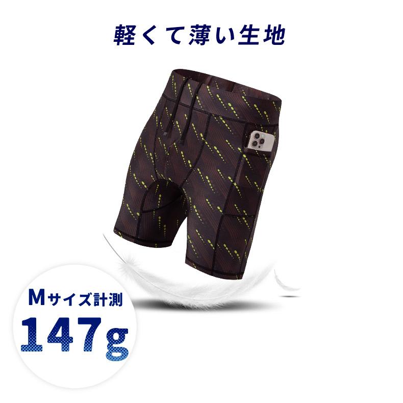 ハーフタイツ ランニング 26417 マラソン ハーフパンツ スパッツ