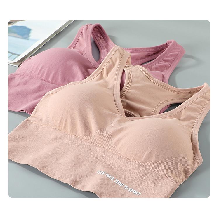 スポーツブラ 揺れない  後ろホックタイプ ランニング ヨガ フィットネスブラ 大きいサイズ レディース Vネック パッド 後ろホック付き ノンワイヤー ブラック |  | 14