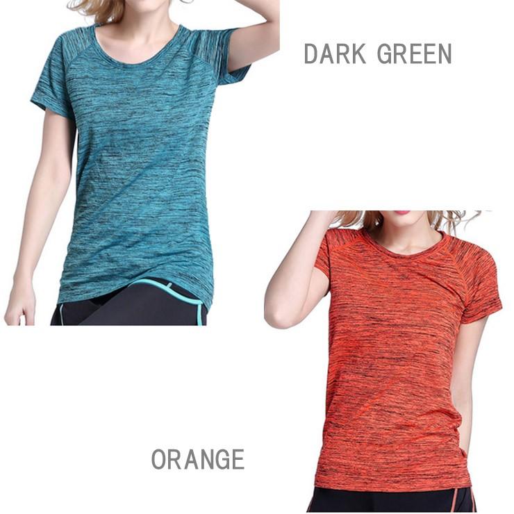 クイックドライ　スポーツ　Tシャツ　レディースウエアー　 高弾力　ヨガ　ランニング　速乾性　吸水速乾シャツ |  | 10