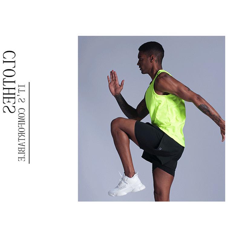 夏用　スポーツ タンクトップ　ノースリーブ ランニングシャツ　メンズ　レディース　ヨガ　フィットネス　 半袖　速乾性 マラソン　ウォーキング　陸上 |  | 08