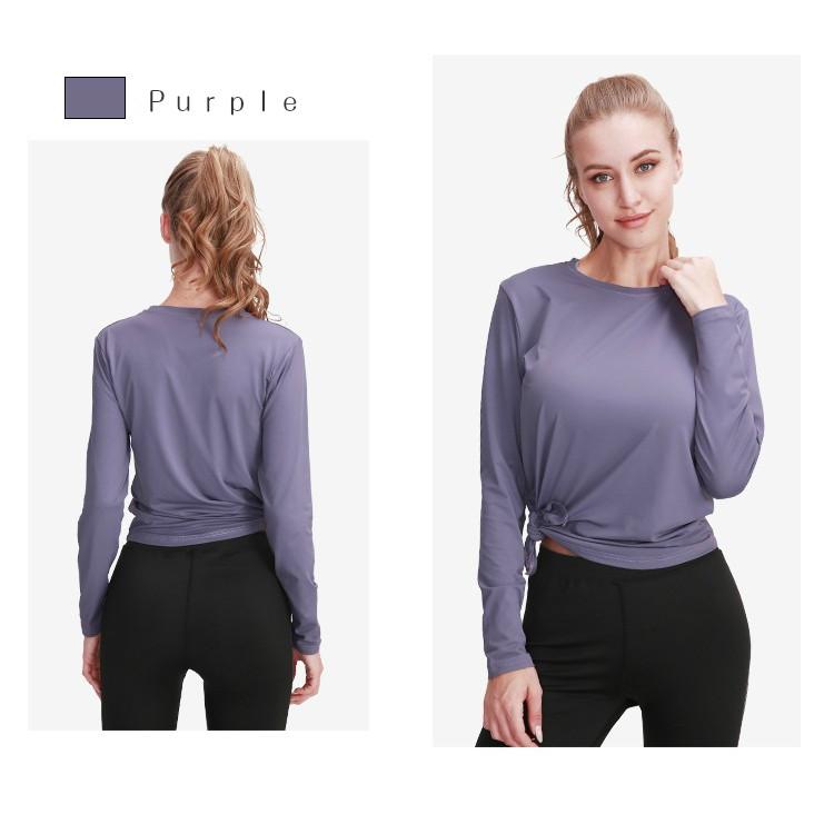クイックドライ　シンプル　無地　スポーツ　Tシャツ　レディース 長袖　 高弾力　ヨガ　ランニング　速乾性　吸水速乾シャツ マラソン　ウォーキング　爆買 |  | 12