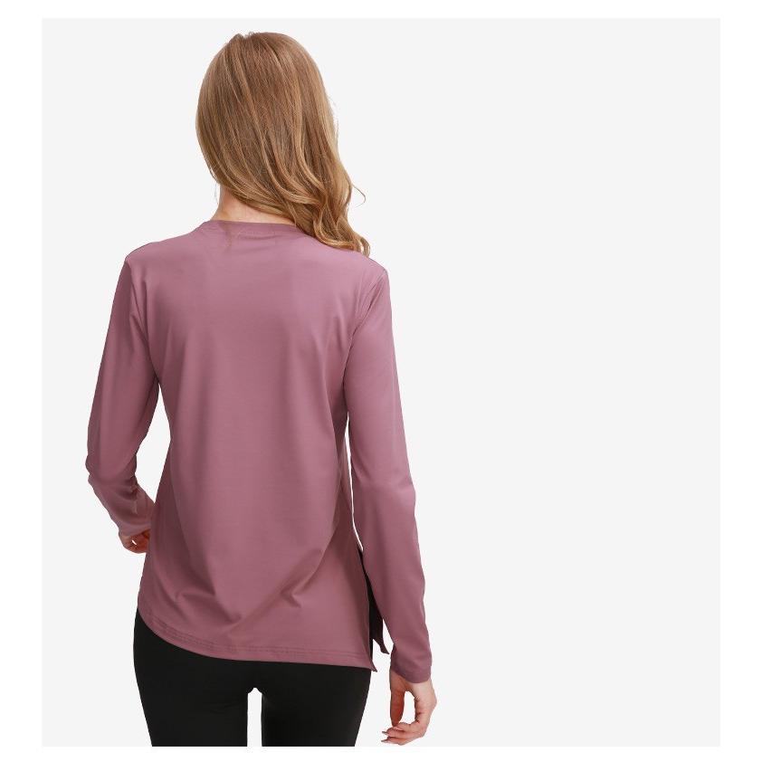 クイックドライ　シンプル　無地　スポーツ　Tシャツ　レディース 長袖　 高弾力　ヨガ　ランニング　速乾性　吸水速乾シャツ マラソン　ウォーキング　爆買 |  | 06