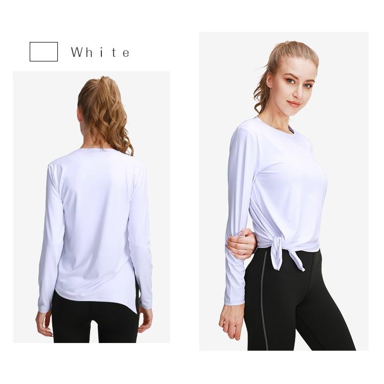 クイックドライ　シンプル　無地　スポーツ　Tシャツ　レディース 長袖　 高弾力　ヨガ　ランニング　速乾性　吸水速乾シャツ マラソン　ウォーキング　爆買 |  | 08