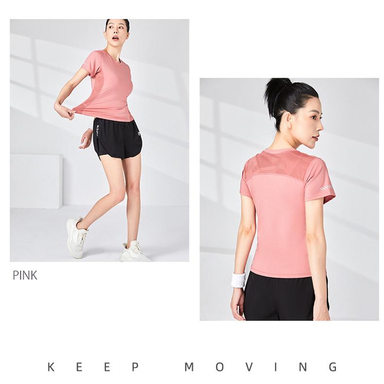スポーツウェア  Tシャツ ランニングウェア レディース   半袖　 高弾力　ヨガ　テニス　速乾性　吸水速乾シャツ マラソン　ウォーキング　陸上 |  | 17