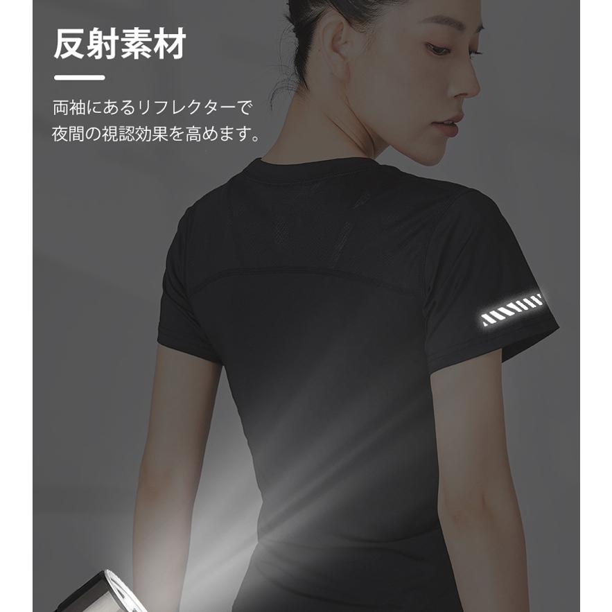 スポーツウェア  Tシャツ ランニングウェア レディース   半袖　 高弾力　ヨガ　テニス　速乾性　吸水速乾シャツ マラソン　ウォーキング　陸上 |  | 08