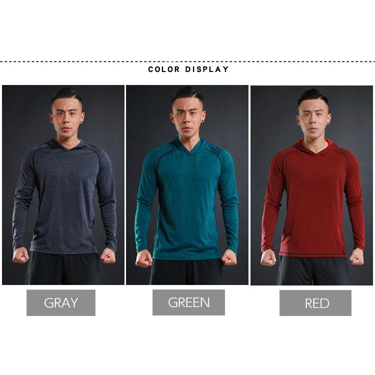 フード付き　パーカー　 クイックドライ　クイックドライ　長袖シャツ　tシャツ　メンズウエアー　レディースウエアー　 ランニング スポーツ |  | 01