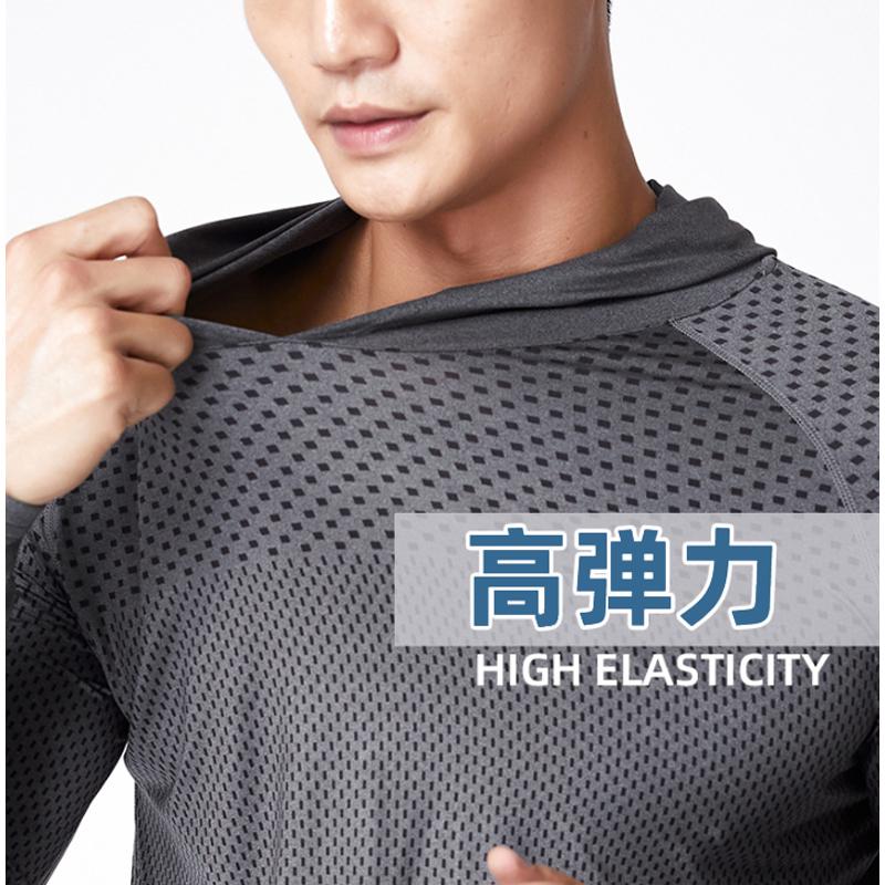 デザインパーカー　ランニング  メンズウエアー スポーツウェア　クイックドライ　長袖シャツ　tシャツ スポーツ ジム　メンズ |  | 07