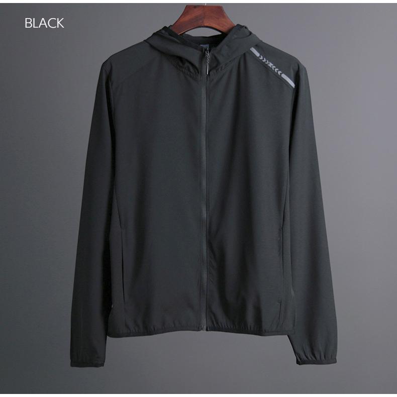 P63 ジップパーカー　スポーツウェア 春夏秋　メンズウエアー クイックドライ　長袖シャツ　tシャツ　 ランニング スポーツ　薄め　通気性 |  | 02