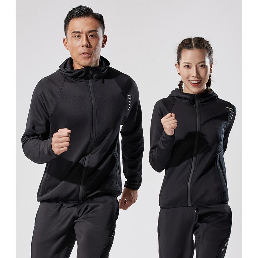 ジップパーカー　ジャージ　スポーツウエアー　メンズ　レディース　ウエアー クイックドライ　長袖シャツ　 ランニングウェアー　高弾力 |  | 11