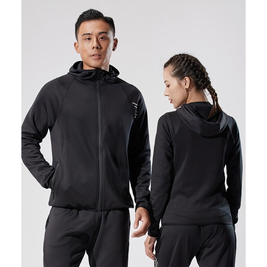 ジップパーカー　ジャージ　スポーツウエアー　メンズ　レディース　ウエアー クイックドライ　長袖シャツ　 ランニングウェアー　高弾力 |  | 12