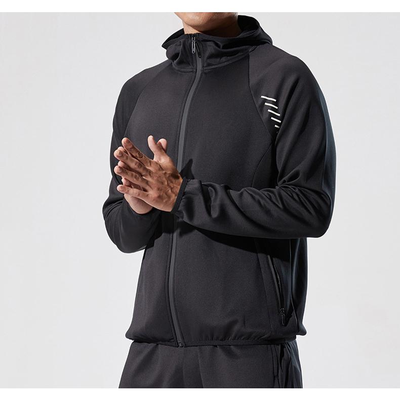 ジップパーカー　ジャージ　スポーツウエアー　メンズ　レディース　ウエアー クイックドライ　長袖シャツ　 ランニングウェアー　高弾力 |  | 05