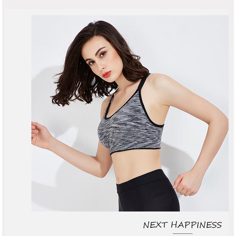 スポーツブラ　肩紐調整タイプ　カラフルデザイン　スポーツウェア レディース　パッド入り　スポーツウエア　ノンワイヤーブラ　揺れにくい |  | 13