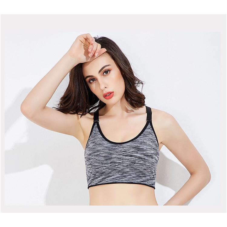 スポーツブラ　肩紐調整タイプ　カラフルデザイン　スポーツウェア レディース　パッド入り　スポーツウエア　ノンワイヤーブラ　揺れにくい |  | 15