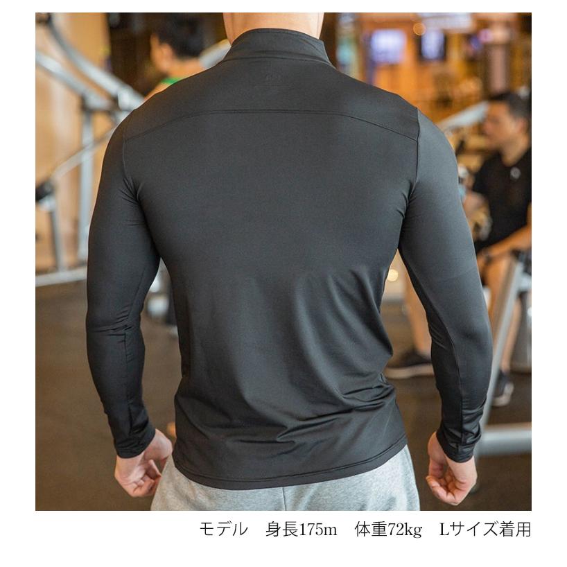 P37　ランニングウェア メンズ　レディース　クイックドライ　ハイネック長袖シャツ　tシャツ　 アウトドア スポーツ　ロングTシャツ　男女兼用 |  | 13