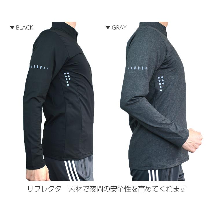 P37　ランニングウェア メンズ　レディース　クイックドライ　ハイネック長袖シャツ　tシャツ　 アウトドア スポーツ　ロングTシャツ　男女兼用 |  | 07