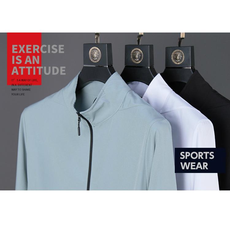 P64 ランニングウェア　速乾　吸湿　スポーツウェア メンズ　クイックドライ　長袖シャツ　tシャツ　軽量　通気性 |  | 08