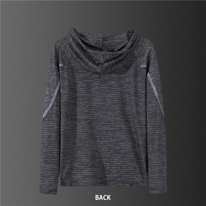 ランニングウェア　 デザインパーカー　メンズウエアー スポーツウェア　クイックドライ　長袖シャツ　tシャツ　 ジム　ヨガ　おしゃれ |  | 09