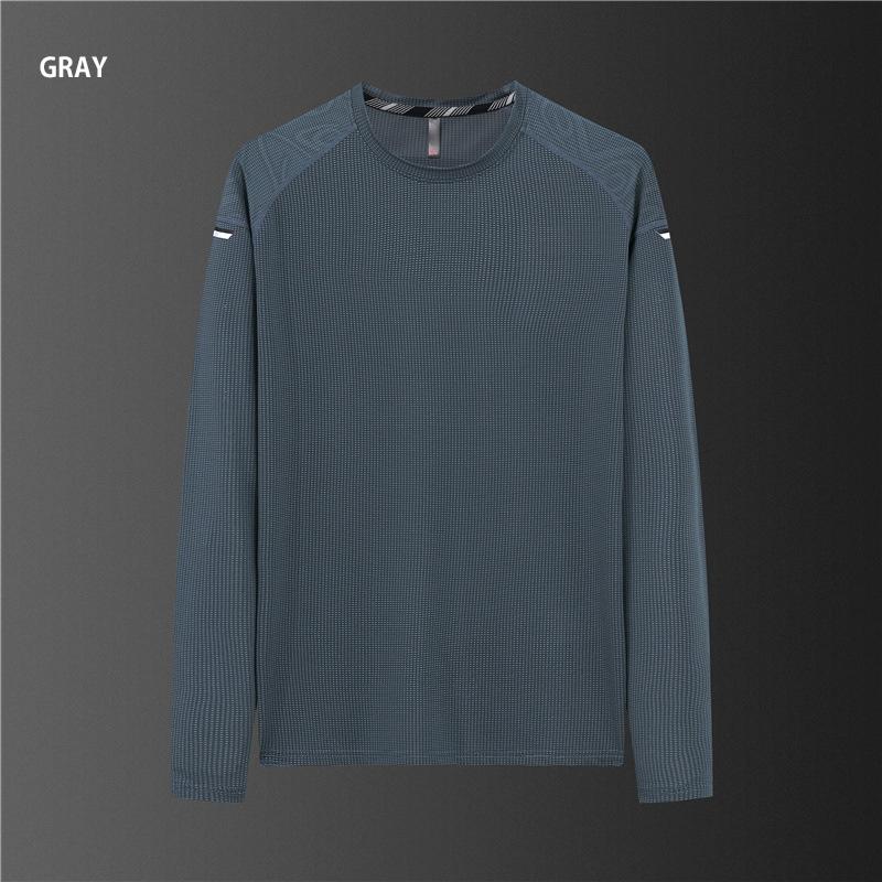 ランニングウェア　シンプル デザイン　メンズウエアー スポーツウェア　クイックドライ　長袖シャツ　tシャツ　 ジム　ヨガ　おしゃれ |  | 11