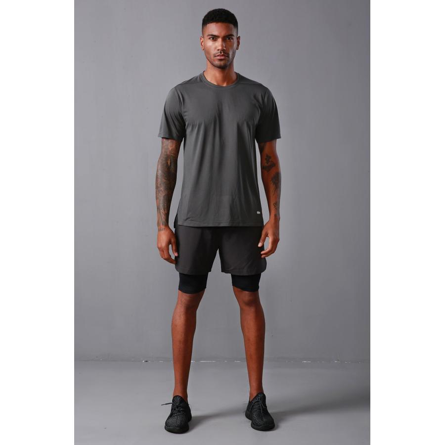 tシャツ　ランニングウェア pro　スポーツウェア メンズ 　GYM　ジム　ランニング 半袖　ウエア |  | 10