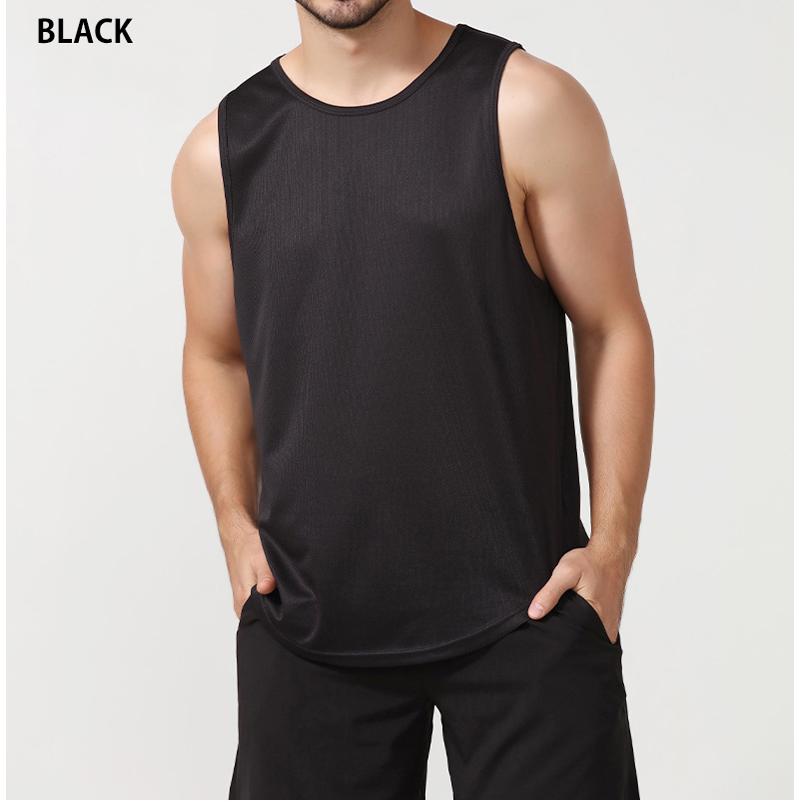 タンクトップ　メッシュランシャツ　全13色　スポーツ　ノースリーブ　メンズ　ランニング　ヨガ　フィットネス　 半袖　速乾性　吸汗素材 |  | 12