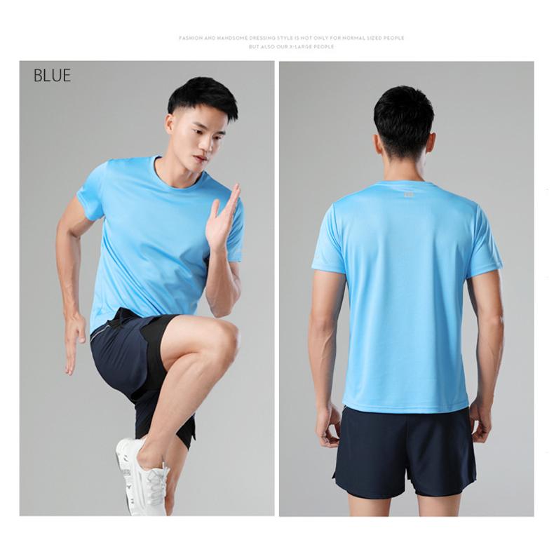 tシャツ　ランニングウェア スポーツウェア メンズ レディース　ピンホールスポーツ生地　GYM　ジム　ランニング 半袖　夏用 |  | 12