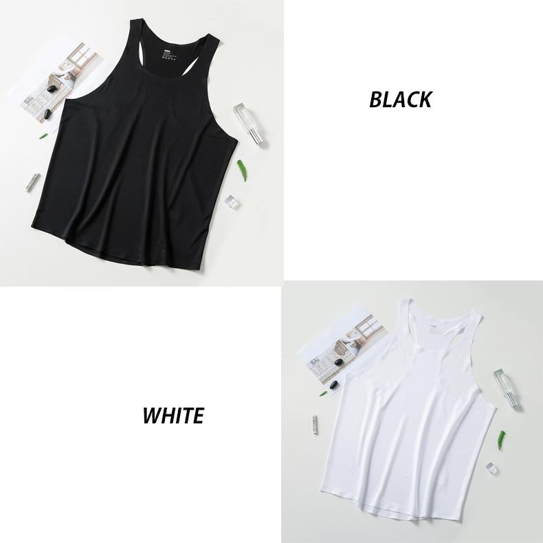 デザイン　タンクトップ　薄生地スポーツ　ノースリーブ　メンズ　ランニング　ヨガ　フィットネス　 半袖　速乾性　吸汗素材 マラソン　ウォーキング　陸上 |  | 02