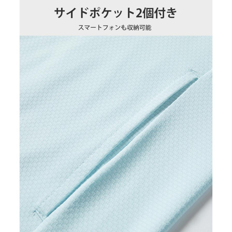 ラッシュガード　ひんやり　接触冷感　レディース　メンズ　ジップパーカー　UPF50　トップス　ロングスリーブ　ランニング　ジョギング　スポーツウエア　速乾 |  | 09