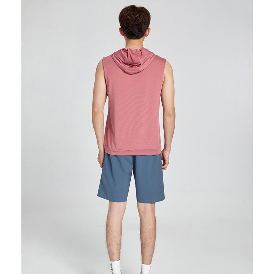 タンクトップ　フード付き　ランシャツ　スポーツ　ノースリーブ　メンズ　ランニング　ヨガ　フィットネス　 半袖　速乾性　吸汗素材 |  | 12