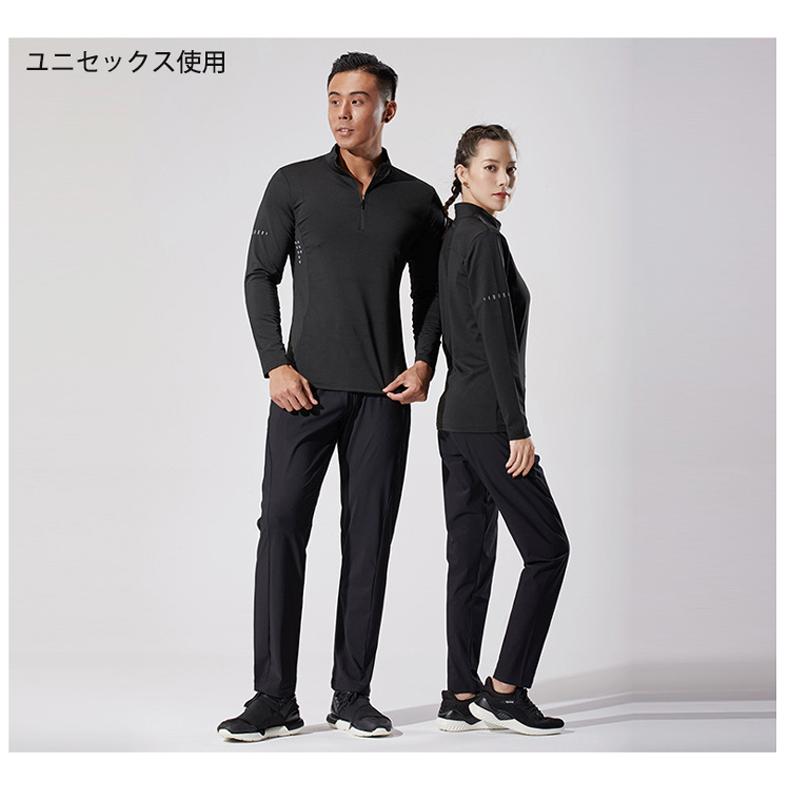 P37-5　ランニングウェア 裏起毛　保温　メンズ　レディース　クイックドライ　ハイネック長袖シャツ　tシャツ　 アウトドア スポーツ　ロングTシャツ　男女兼用 |  | 08