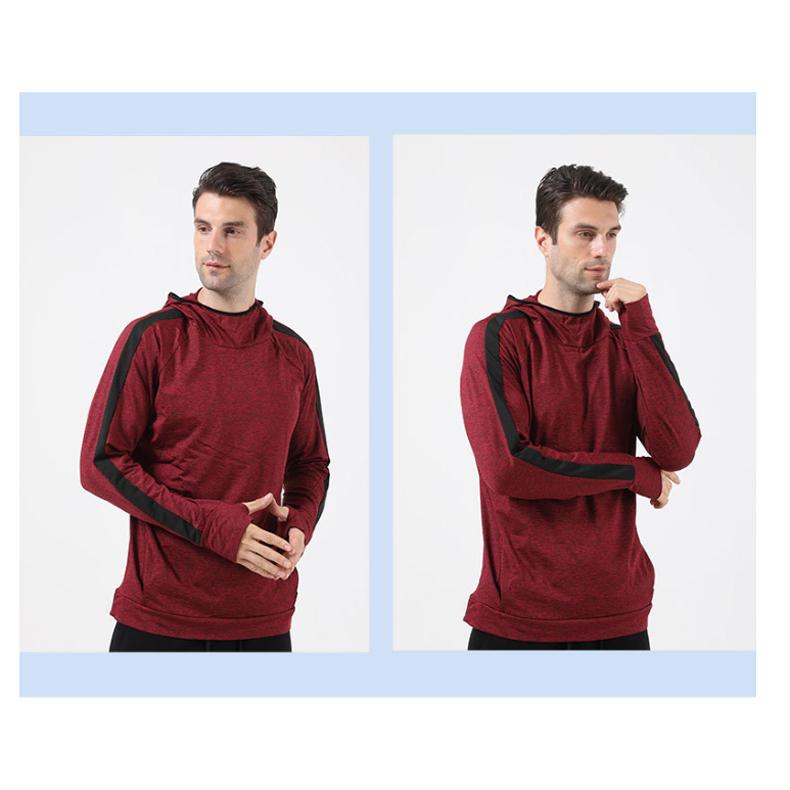 ランニングウェア 裏起毛　保温　メンズ　クイックドライ　フード付き　パーカー長袖シャツ　 アウトドア スポーツウエア　ロングTシャツ |  | 12