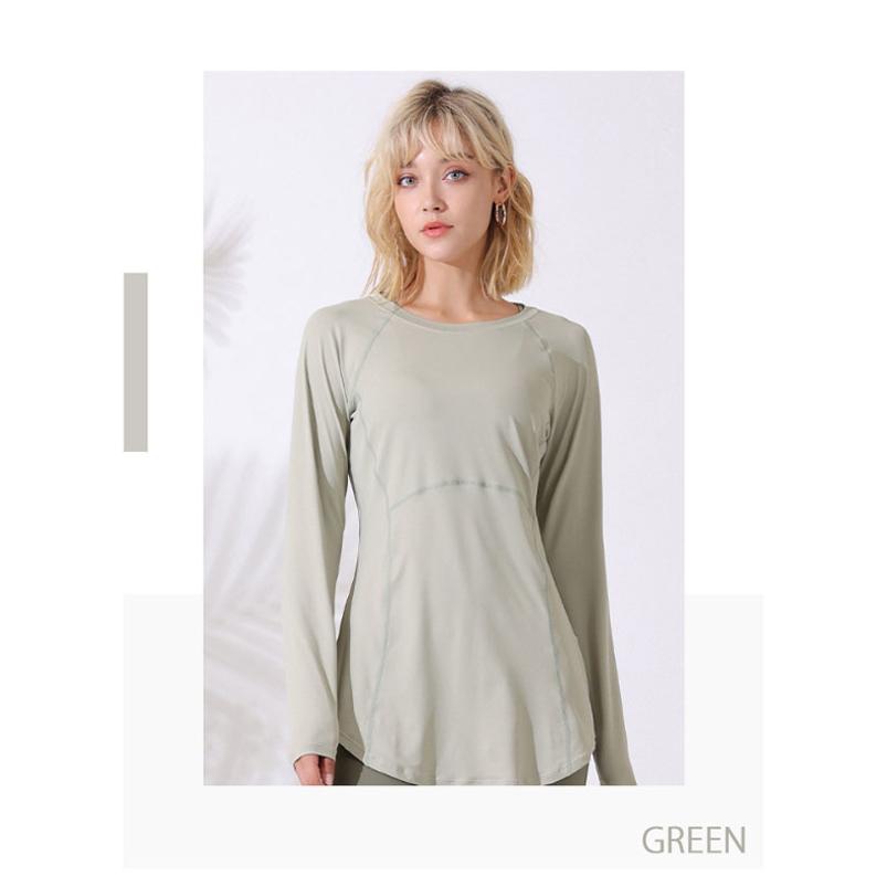 sportl'sbegin スポーツウェア　クイックドライ　シンプル　Tシャツ　レディース 長袖　 高弾力　ヨガ　ランニング　速乾性　吸水速乾シャツ |  | 15