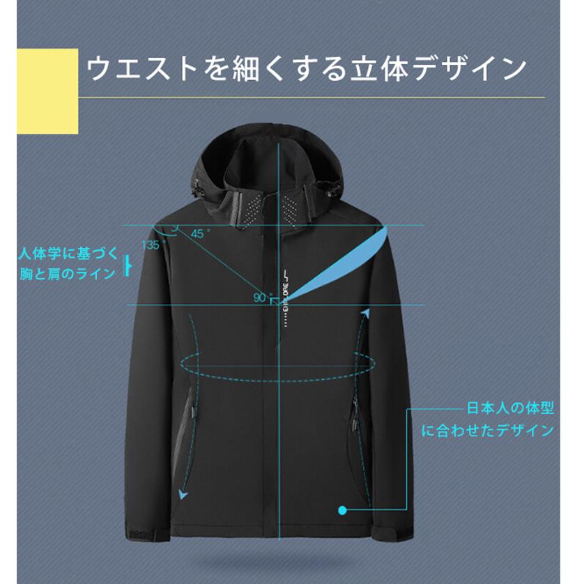 スポーツウェア  撥水ジャケット  アウトドア 長袖 ジップパーカー ウォーキング メンズウエアー ウオーキング　クイックドライ　長袖シャツ　通気性　 |  | 07