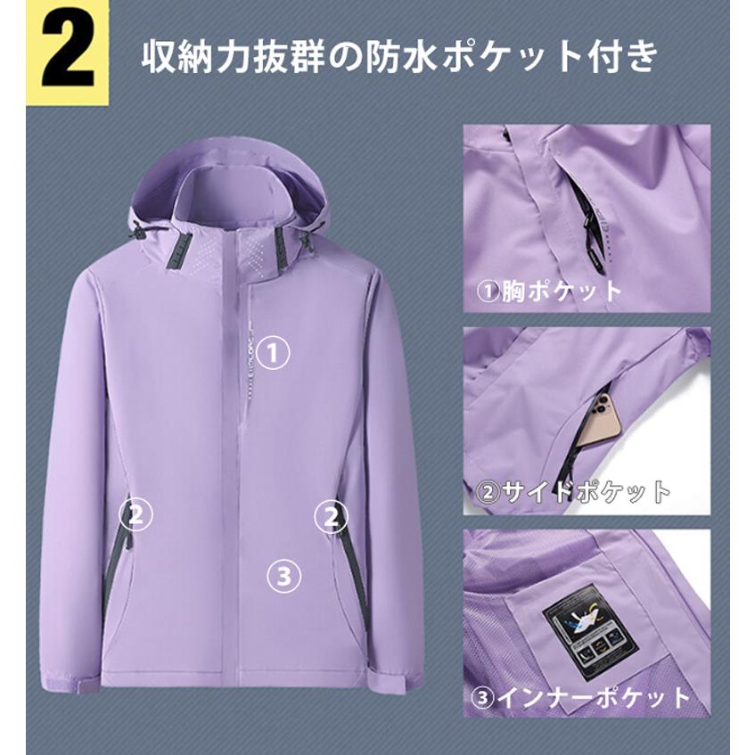 撥水ジャケット 長袖 ジップパーカー ウォーキング スポーツウェア