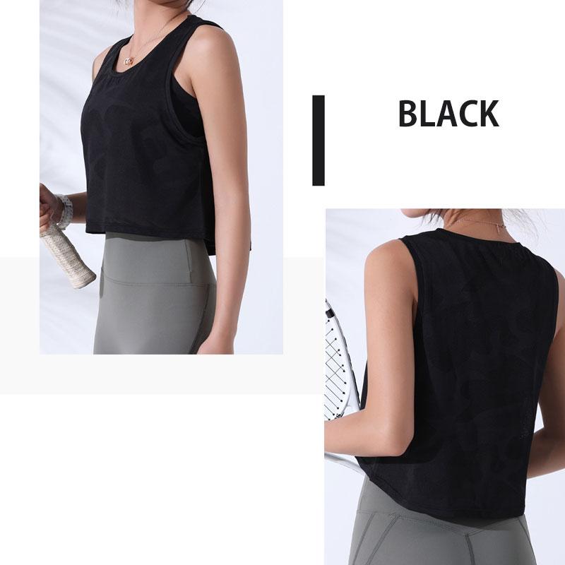 カモフラデザイン　レディース  タンクトップヨガ　ランニング　速乾性   メッシュ　レディース 半袖 ジム　スポーツ |  | 13