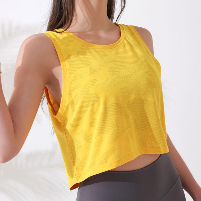 カモフラデザイン　レディース  タンクトップヨガ　ランニング　速乾性   メッシュ　レディース 半袖 ジム　スポーツ |  | 18