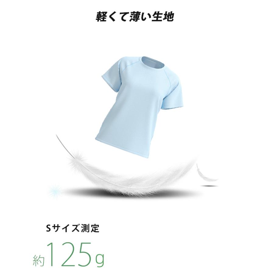 ひんやり　接触冷感　スポーツウェア クイックドライ Tシャツ ランニングウェア レディース おしゃれ  半袖　 高弾力　ヨガ　テニス　速乾性　吸水速乾シャツ |  | 06