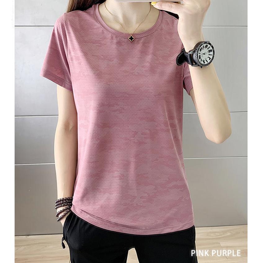 ひんやり　接触冷感クイックドライ Tシャツ ランニングウェア レディース おしゃれ  半袖 高弾力　ヨガ　速乾性　吸水速乾シャツマラソンウォーキング　陸上　 |  | 10