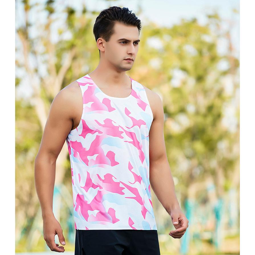 マーブルデザイン　タンクトップ　スポーツ　ノースリーブ　メンズ　ランニング　ヨガ　フィットネス　 半袖　速乾性　吸汗素材 マラソン　ウォーキング　陸上 |  | 16