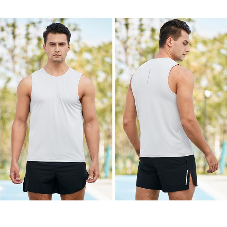 タンクトップ　23107 スポーツ　ノースリーブ　メンズ　ランニング　ヨガ　フィットネス　 半袖　速乾性　吸汗素材 マラソン　ウォーキング　陸上 |  | 18