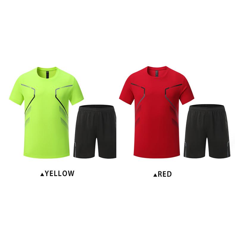 ランニングウェア メンズ 上下 夏　半袖Tシャツ　短パン　ハーフパンツセット　 スポーツウェア メンズ 　GYM　ジム　 半袖　夏用　軽量 |  | 08