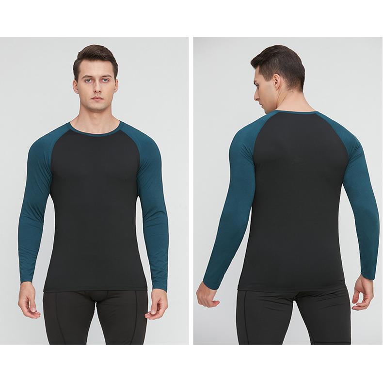 ランニングウェア バイカラー ラウンドデザイン メンズウエアー スポーツウェア クイックドライ 長袖シャツ tシャツ ジム ヨガ おしゃれ アウトドア レジャー |  | 17
