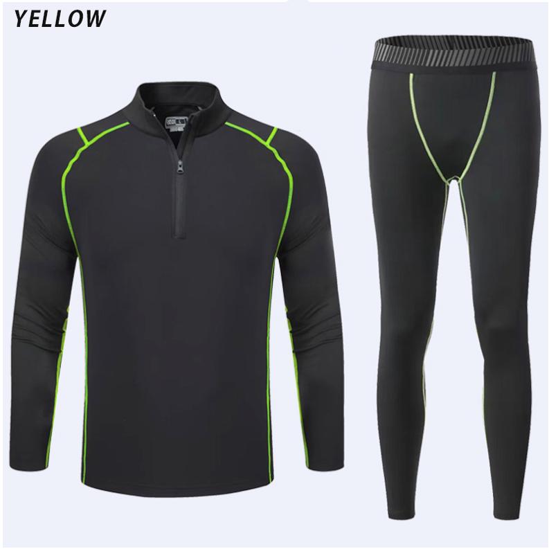 スポーツウェア上下セット レギンス タイツ 裏起毛 ロングパンツ ランニング 保温 暖かい メンズ クイックドライ ハイネック長袖シャツ tシャツ アウトドア スポ |  | 14