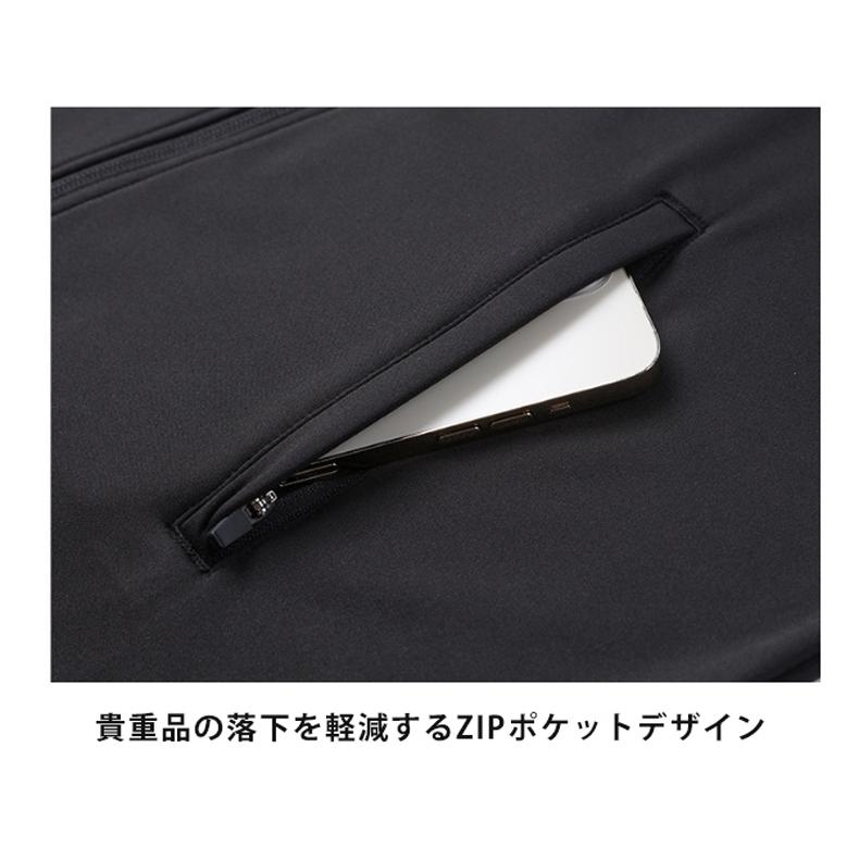 ランニングウェア 裏起毛 バイカラー  保温 防水 撥水生地　速乾　軽量　スポーツウェア メンズ　クイックドライ　長袖シャツ　tシャツ　軽量　通気性 |  | 10