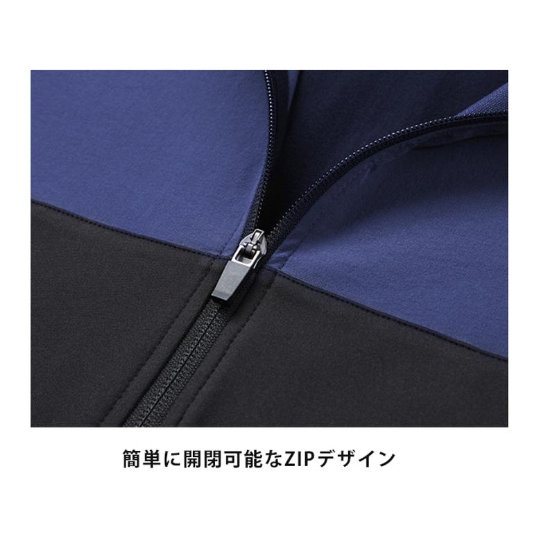 ランニングウェア 裏起毛 バイカラー  保温 防水 撥水生地　速乾　軽量　スポーツウェア メンズ　クイックドライ　長袖シャツ　tシャツ　軽量　通気性 |  | 11