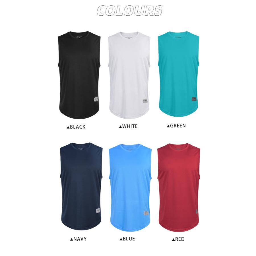 タンクトップ　薄生地　ランシャツ　P111 スポーツ　ノースリーブ　メンズ　ランニング　ヨガ　フィットネス　 半袖　速乾性　吸汗素材 軽量生地 |  | 01