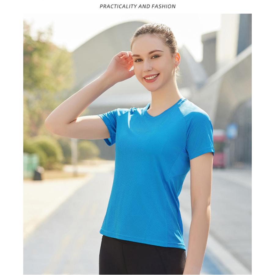 スポーツウェア 24201 クイックドライメッシュ Tシャツ ランニングウェア レディース おしゃれ  半袖　 高弾力　ヨガ　テニス　速乾性　吸水速乾シャツ |  | 11