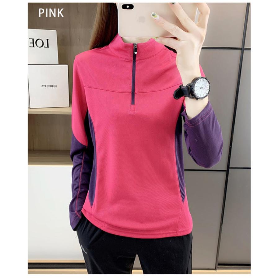 スポーツウェア 21008 クイックドライメッシュ 長袖 Tシャツ ランニングウェア レディース おしゃれ  高弾力　ヨガ　テニス　速乾性　吸水速乾シャツ |  | 06