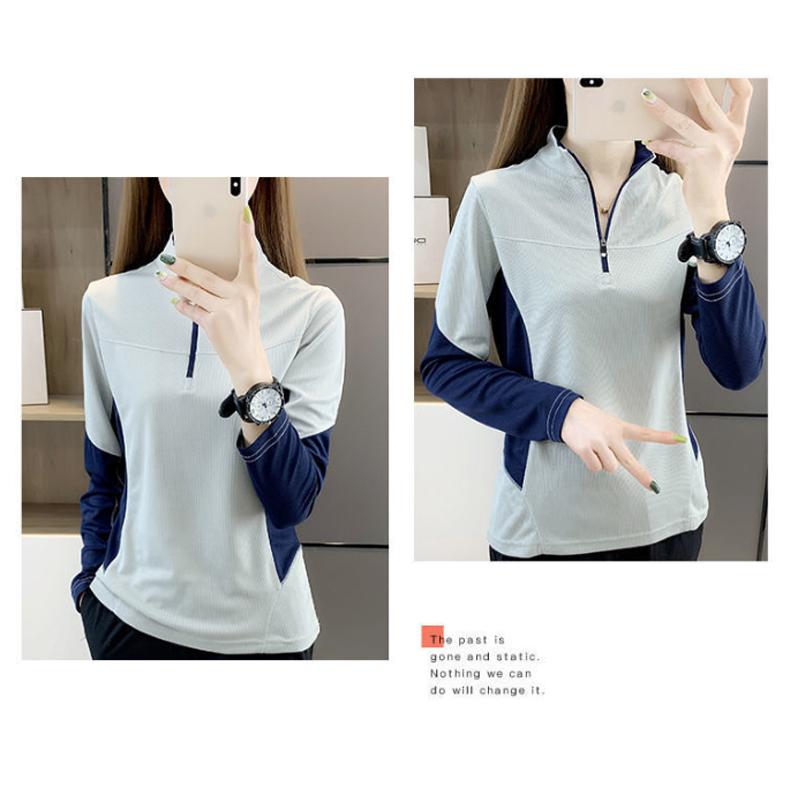 スポーツウェア 21008 クイックドライメッシュ 長袖 Tシャツ ランニングウェア レディース おしゃれ  高弾力　ヨガ　テニス　速乾性　吸水速乾シャツ |  | 09